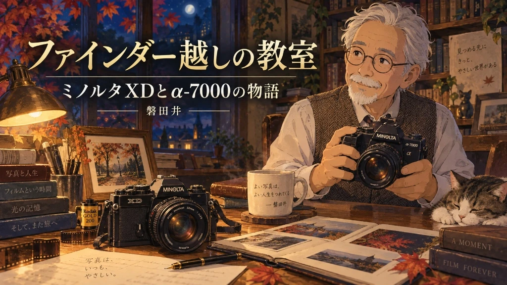 【歴史・PCと想い】ファインダー越しの教室――私の視点を変えたミノルタXDとα-7000、そしてソニーへ受け継がれた物語