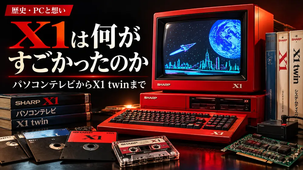 X1は何がすごかったのか――パソコンテレビからX1 twinまで